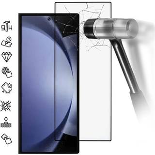 Samsung Galaxy Z Fold7 Skærmbeskyttelse Hærdet Glas - 9H - Full Fit - Sort Kant