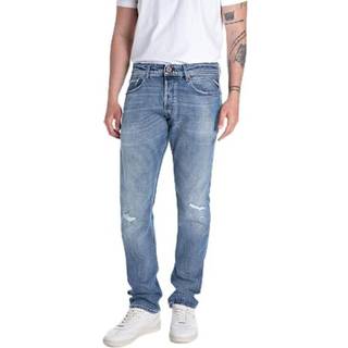 Replay Herren Jeans blau Straight Fit