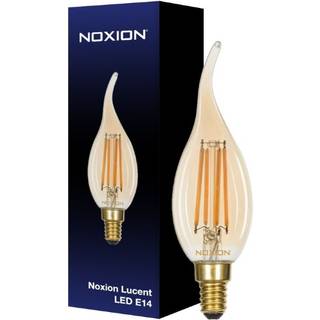 Noxion Lucent LED E14 Kerte Filament Rav B35 4.5W 400lm - 822 Ekstra Varm Hvid | Dæmpbar - Erstatter 35W