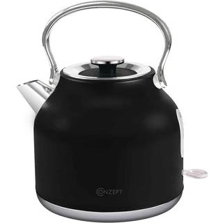 Conzept Elkedel 1,7 Liter - Sort Pulverlakeret Rustfrit Stål