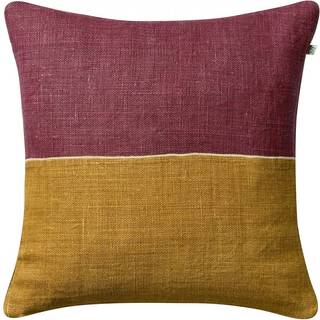 Chhatwal & Jonsson Amol Pudebetræk 50x50 Cm / Masala Yellow - Pyntepuder & Betræk Hør Ruby - CC820133-26B