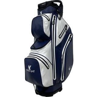 Leisure Cartbag Watersafe, navy/hvid