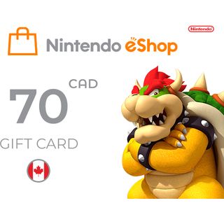 Nintendo eShop Card 70 CAD Key - CANADA