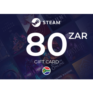 Steam Wallet Gift Card 80 ZAR Key - SOUTH AFRICA