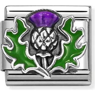 Nomination Scottish Thistle Charm - Silver