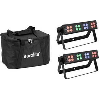 Eurolite Set 2x LED Silent Bar 16x4W RGB/WW + Soft Bag TILBUD NU