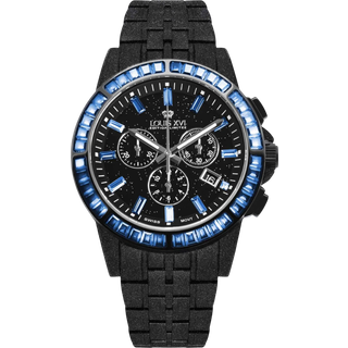 Louis XVI Majesté Frosted Iced Out 1181 - Quartz - 43 mm - Analog - Herre - Safirglas