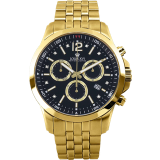 Louis XVI Athos le Grand 2 3500 - Quartz - 48 mm - Analog - Herre - Safirglas