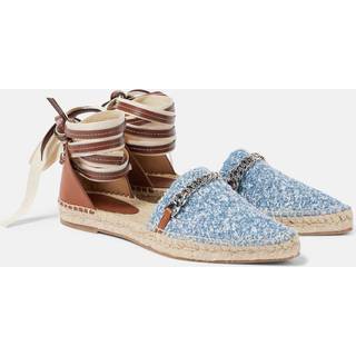 Stella McCartney Gaia denim bouclÃ© espadrilles - blue - EU 39