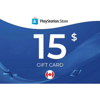 PlayStation Gift Card PSN 15 CAD - CANADA