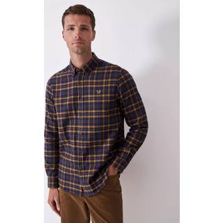 Crew Clothing Crew Clothing Classic Fit Waughton Ternet Flannelskjorte - 3X-Large