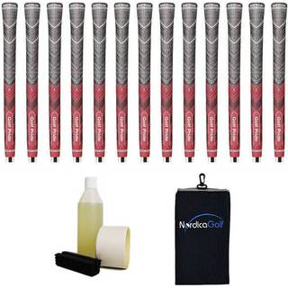 Golf Pride New Decade MultiCompound MCC Plus4 Red 13 grip, klemme, væske, griptape, håndklæde