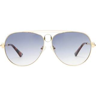 Le Specs Abracadabra Bright Gold Smoke Grad Lens