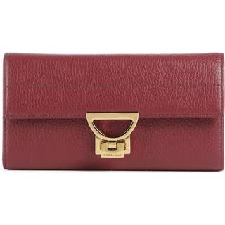 Coccinelle Arlettis RFID Pung mørkerød