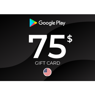 Google Play Gift Card 75 USD Key - UNITED STATES