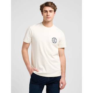 Lee Workwear Relaxed Graphic Tee Ecru Size M