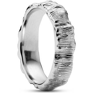 Rustic | 925 Sterling Sølv Rustik Simpel Ring