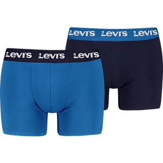 Levis 2-pak Repeat Logo Boxer Brief - Navy/Blue - X-Large