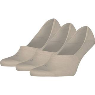 Calvin Klein 3-pak Footie Socks For Men - Beige - Str 39/42