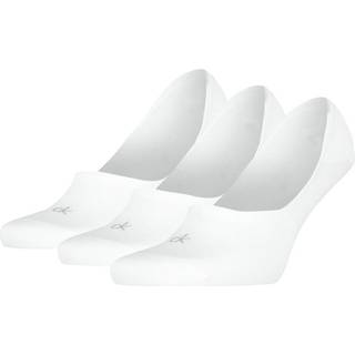 Calvin Klein 3-pak Footie Socks For Men - White - Str 43/46