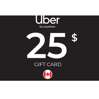 Uber Gift Card 25 CAD Key - CANADA