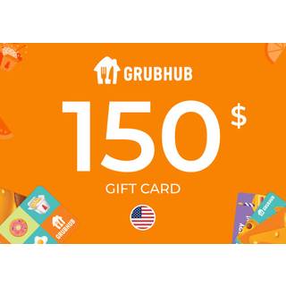 Grubhub Gift Card 150 USD Key - UNITED STATES