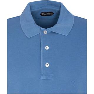 Tom Ford PiquÃ© polo shirt - blue - EU 52