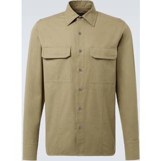 Tom Ford Cotton twill shirt - green - EU 42