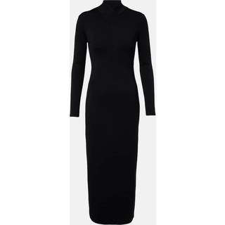 Tom Ford Wool midi dress - black - L