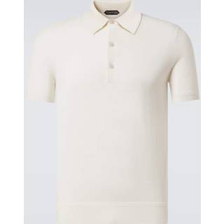 Tom Ford Cashmere and silk polo shirt - white - EU 52
