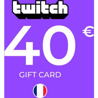 Twitch Gift Card 40 EUR Key - FRANCE