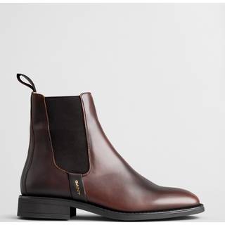 GANT Dame Fayy Chelsea læderstøvler (41) DEEP Brun