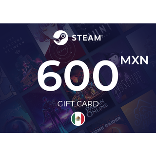 Steam Wallet Gift Card 600 MXN Key - MEXICO