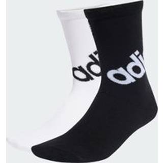 ADIDAS LINEAR CREW SOKKER 2 PAR - Black / White - 37-39