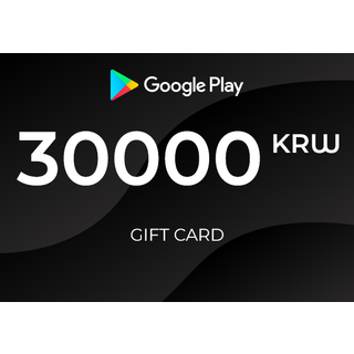 Google Play Gift Card 30000 KRW Key - ASIA