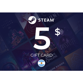 Steam Wallet Gift Card 5 USD Key - ARGENTINA