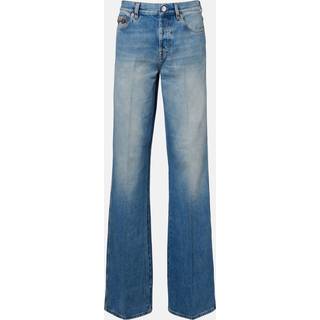Gucci Horsebit mid-rise flared jeans - blue - 27