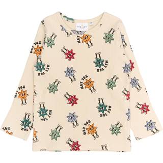 The New Siblings Raul Rib Bluse - GARDENIA