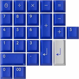 KBDfans PBTfans Klein Blue R3 - Numpad kit