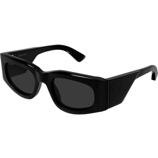 Gucci GG1664S 005 51 Solbriller Kvinder Black - Black - 51mm