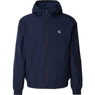Hooded Ripstop Jacket - Blue - S