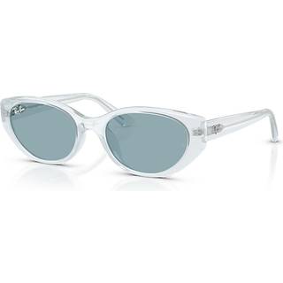 Ray - Ban Unisex Ray - Ban RB4457D 687280 Solbriller Injiceret Transparent Blå Pillow Normal