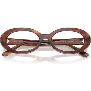 Ray - Ban Kvinde Ray - Ban RX2223V 2144 Optiske stel Acetat Brun Transparent Rund Normal