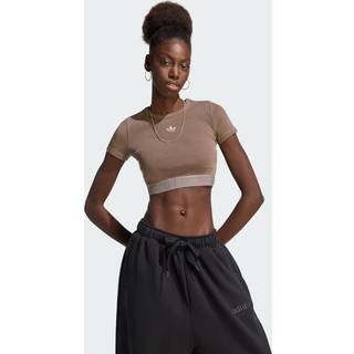 ESSENTIALS RIBSTRIKKET T-SHIRT MED VASKET EFFEKT - Earth Strata