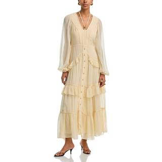 Farm Rio Braided maxi dress - yellow - S