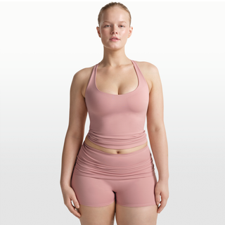 NikeSKIMS Matte-tanktop med bryderryg til kvinder - Pink