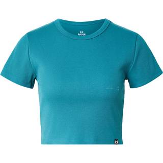 Under Armour Rival Rib Women's Baby T-Shirt Rack Green / White S