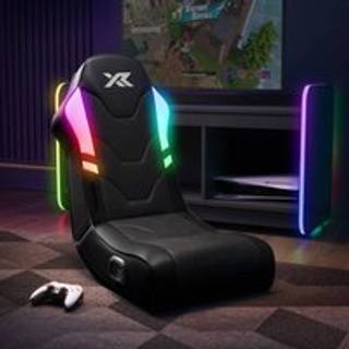 X-Rocker - Shadow RGB 2.0 Audio Floor Rocker (Junior) - Fri fragt og klar til levering - Prismatch - Sort