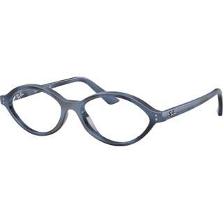 Ray - Ban Unisex Ray - Ban RX7265 8490 Optiske stel Injiceret Blå Transparent Geometrisk Normal