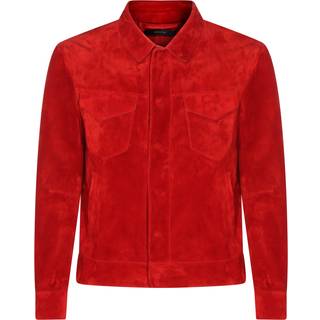 Tom Ford Suede jacket - red - EU 52